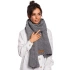 Dámské dlouhá zimní šála BK041 šedá - BeWear