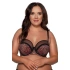 Dámská podprsenka  TIGER SSS 1130/3 Terakota s černou - AVA