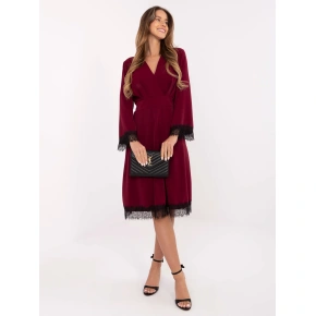 Dámské šaty 92477.18P bordó  - FPrice