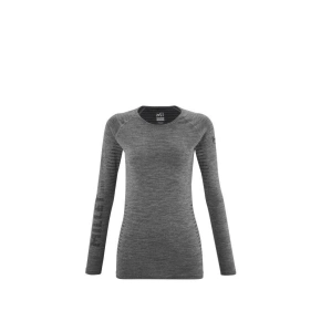 Dámské termotriko Dryn Warm šedé žíhané - Millet