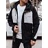 Pánská přechodná bunda TX4916 černo-šedá - FashionStreet