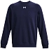 Pánská mikina Under Armour Rival Fleece Crew, tmavě modrá, 1379755, 410