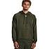 Pánská mikina Under Armour Rival Fleece Hoodie, olivová, 1379757, 390, XL
