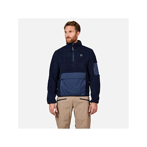 Mikina Rossignol Fleece Anorak, tmavě modrá Mikina Rossignol Fleece Anorak, tmavě modrá