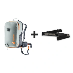 Lavinový batoh Deuter Alproof Lite 22L - plechový/černý + Garmin HRM Dual sensor Lavinový batoh Deuter Alproof Lite 22L - plechový/černý + Garmin HRM Dual sensor