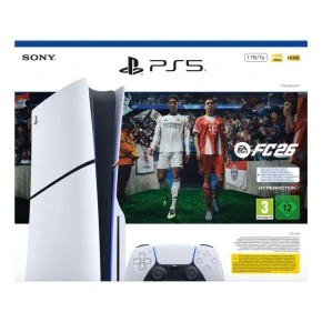 Sony PlayStation 5 Slim Disc Edition 1 TB + EA Sports FC 26 Sony PlayStation 5 Slim Disc Edition 1 TB + EA Sports FC 26