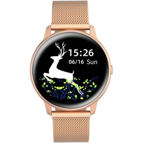Dámské hodinky SMARTWATCH G.Rossi SW015-4 Pink Gold Dámské hodinky SMARTWATCH G.Rossi SW015-4 Pink Gold