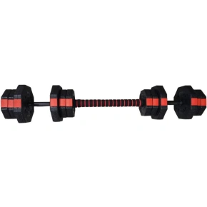 Nastavitelné tréninkové činky 2x10KG s funkcí ENERO FIT barbell