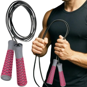 FITNESS ŠVIHADLO PVC 300CM RŮŽOVÉ ENERO FIT