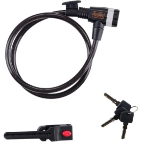Zámek na kolo 10x900MM s rukojetí BLACK+DECKER