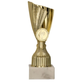 Zlatý plastový kelímek ZORA