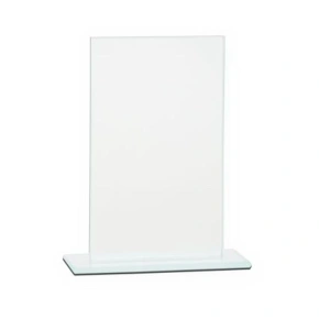 Skleněná trofej s matným podstavcem