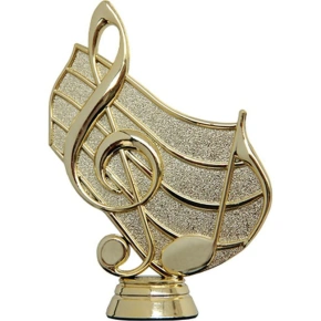 Plastová figurka hudebníka - noty F228/G