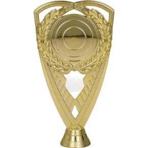 Zlatá plastová figurka s místem pro emblém Zlatá plastová figurka s místem pro emblém