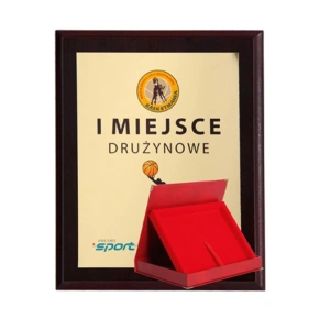 Plastový diplom s barevným dotykovým laminátem + pouzdro 305x245 mm