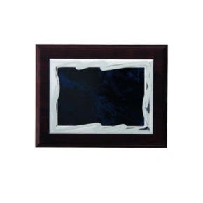 Plastový diplom s vyrytou kovovou destičkou