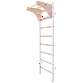 DŘEVĚNÝ KOVOVÝ GYMNASTICKÝ ŽEBŘÍK PRO 4 MADLA S DŘEVĚNOU TYČÍ BENCHK 211W DŘEVĚNÝ KOVOVÝ GYMNASTICKÝ ŽEBŘÍK PRO 4 MADLA S DŘEVĚNOU TYČÍ BENCHK 211W