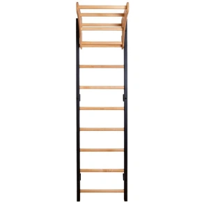 DŘEVĚNÝ KOVOVÝ GYMNASTICKÝ ŽEBŘÍK S DŘEVĚNOU LAVIČKOU 711W DŘEVĚNÝ KOVOVÝ GYMNASTICKÝ ŽEBŘÍK S DŘEVĚNOU LAVIČKOU 711W