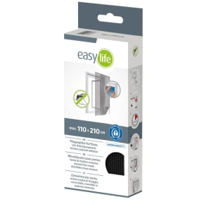 MOSKYTIÉRA NA DVEŘE 2X60X210 ČERNÁ