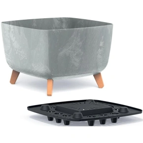 GRACIA SQUARE BETON EFFECT POND 29x29CM pro děti