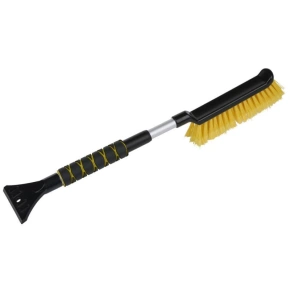 ŠKRABKA NA OKNA S TELESKOPICKÝM KARTÁČEM ŽLUTÁ