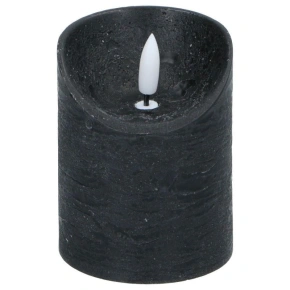 DEKORACE SVÍČKA 70x90MM LED VOSK ČERNÁ