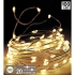 DRÁTĚNÉ SVĚTLO GIRLANDA NA BATERIE 100 VEDL TEPLÁ BÍLÁ BLESK