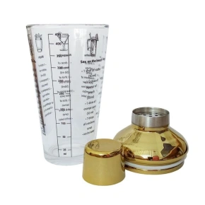 SKLENĚNÝ KOKTEJLOVÝ ŠEJKR 450ML ALPINA