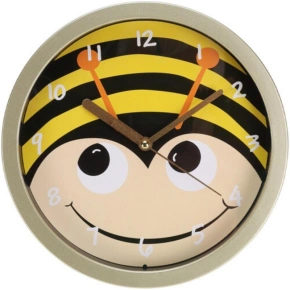 KIDS ANIMAL WALL CLOCK 20 CM bee dětské