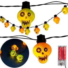 HALLOWEENSKÁ GIRLANDA LEBKY 10LED