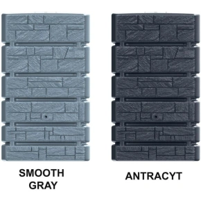 VĚŽOVÁ KAMENNÁ NÁDRŽ NA VODU 500L ANTHRACITE dětské