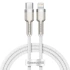 BASEUS USB-C LIGHTNING KABEL CAFULE PD 1M BÍLÝ