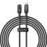 Baseus Nezlomitelný kabel USB C-IP 20W 2m (černý)