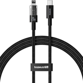 Kabel Baseus Gem USB C-IP 20W 1m (černý)