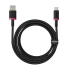Baseus Dura USB-Type C 60W 2m kabel (červený/černý)