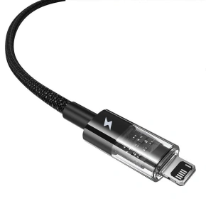 Kabel Baseus Gem USB typ A na iP 2,4A (černý)