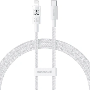 Baseus Gem USB C-IP kabel 20W 1m (bílý)