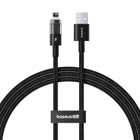 Kabel Baseus Gem USB typ A na iP 2,4A 1m (černý)