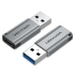 Adaptér Vention USB-A na USB-C USB 3.0 šedá hliníková slitina