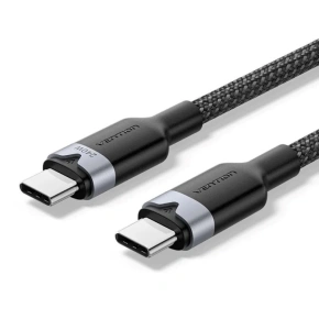 Kabel USB-C na USB-C 2.0 PD 3.1 Vention 5A 240W 1m černý