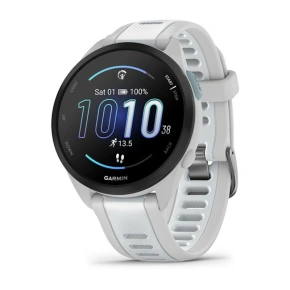 Sportovní hodinky Garmin Forerunner 165 Music AMOLED 43mm Mist Grey Whitestone