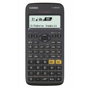 VĚDECKÁ KALKULAČKA CASIO FX-350CEX, 379 FUNKCÍ, 77X166MM, ČERNÁ