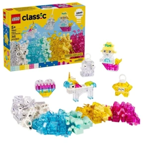 Magická sada LEGO CLASSIC 11040 s průhlednými kostkami