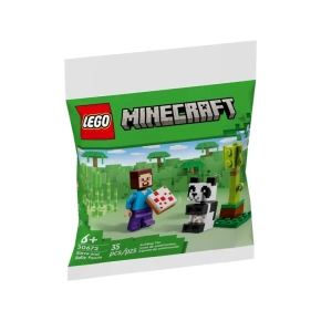 LEGO Minecraft 30672 Steve a malá panda