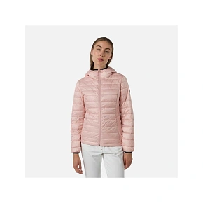 Dámská bunda ROSSIGNOL W Rossi Light Hood Jkt, růžová Dámská bunda ROSSIGNOL W Rossi Light Hood Jkt, růžová