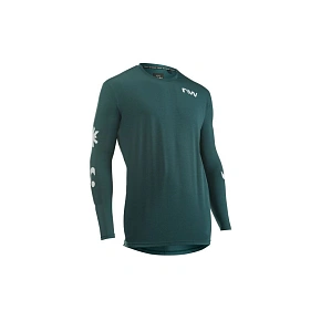 Cyklistické tričko NORTHWAVE XTrail Jersey L/s, smaragdové Cyklistické tričko NORTHWAVE XTrail Jersey L/s, smaragdové