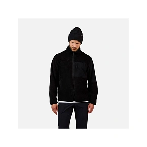 Pánská mikina ROSSIGNOL ALLTRACK FZ SHERPA JKT, černá Pánská mikina ROSSIGNOL ALLTRACK FZ SHERPA JKT, černá