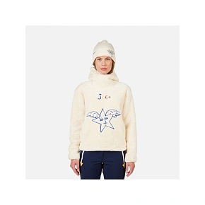 Dámská mikina ROSSIGNOL W JCC VALDIZ FLEECE, bílá, dámská Dámská mikina ROSSIGNOL W JCC VALDIZ FLEECE, bílá, dámská
