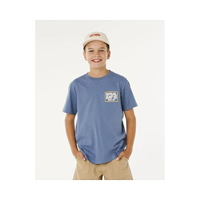 Chlapecké tričko RIP CURL Pacific Rinse Sunrise Tee-Boy, modré, dětské Chlapecké tričko RIP CURL Pacific Rinse Sunrise Tee-Boy, modré, dětské