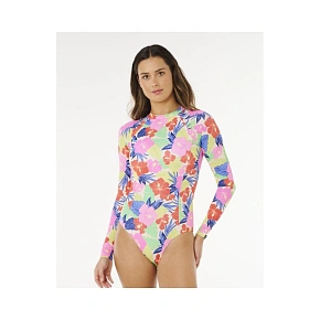 Dámský kostým RIP CURL Party Wave UPF Surf Suit, vícebarevný Dámský kostým RIP CURL Party Wave UPF Surf Suit, vícebarevný
